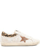 Golden Goose "Super Star" Leather Upper Horsy Leo Printed Collar Suede Star Sneakers