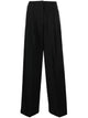 Golden Goose "Golden W`S" Pant Wide Leg Light Dry Wool Gabardine