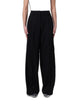 Golden Goose Wide Black Wool Trousers