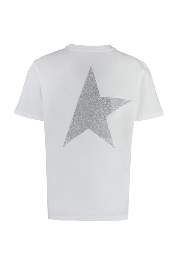 Golden Goose Star W's Regular T-Shirt /Logo/ Big