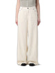 Golden Goose White Wideleg Denim Trousers