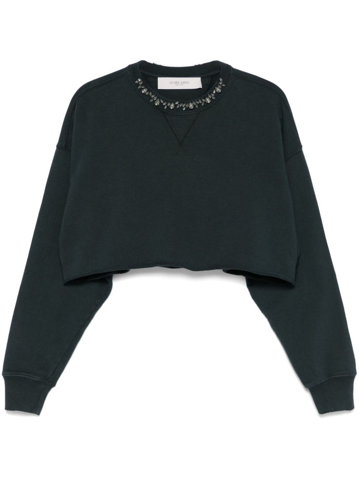 Golden Goose Organic Cotton Cropped Sweatshirt