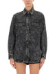 Golden Goose Black Cotton Denim Shirt
