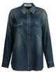 Golden Goose Blue Polyester Jacket