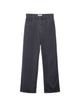 Miu Miu Light Old Smoke Grey Cotton Denim Pants