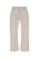 Miu Miu Ivory Cotton Pant