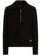 Dolce & Gabbana Black Wool Cardigan