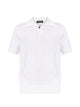 Dolce & Gabbana Dg Logo Diamond-Jacquard Polo Shirt