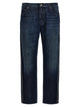 Dolce & Gabbana Fringed Stitching Jeans