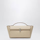 Savette Symmetry Trapeze Pouch In Ivory Leather
