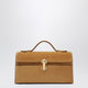 Savette Light Brown Suede Symmetry Pouch