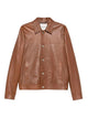Jacob Cohen `Trucker` Leather Jacket