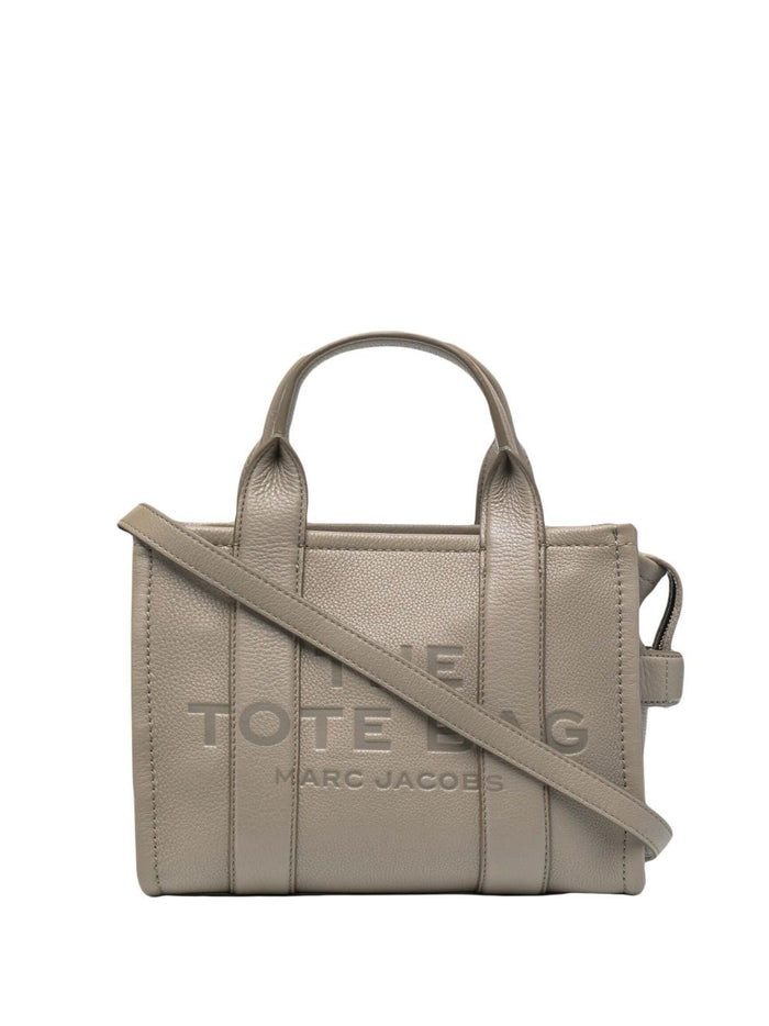 Marc Jacobs The Leather Mini Tote Cement Bag