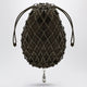 Savette Macramé Pouch In Brown Calf Leather