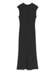 Ami Paris Raw Edge Midi Dress