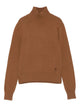 Ami Brown Wool Cashmere Sweater