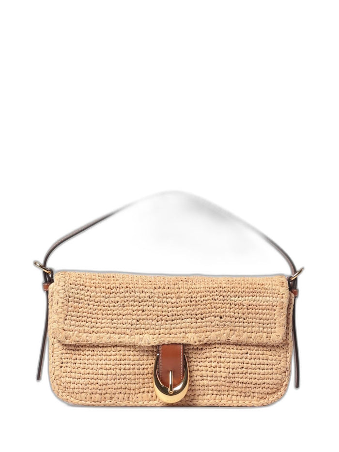 Staud Beige Natural Shoulder Bag