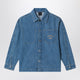 Givenchy Blue Denim Shirt With Logo Embroidery