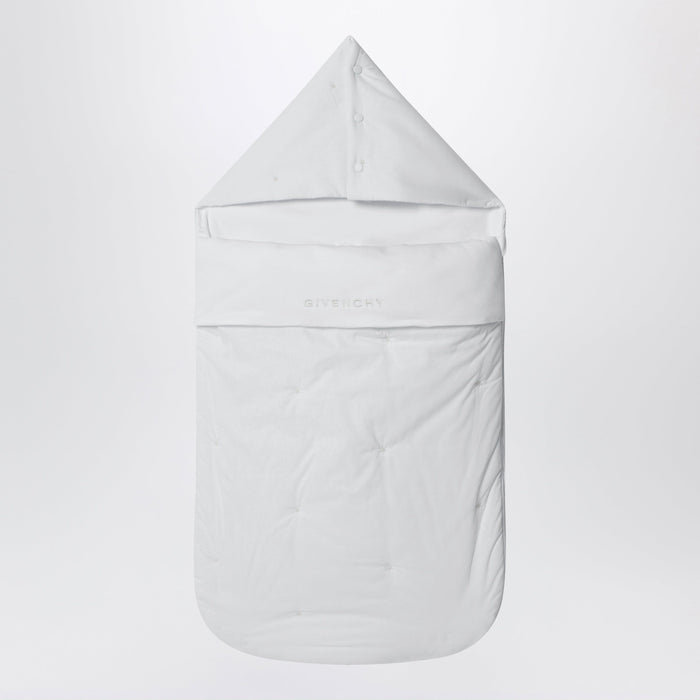 Givenchy White Sleeping Bag With Embroidered Logo