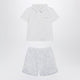Givenchy White/Light Blue Cotton Two-Piece Set