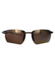 Maui Jim Metal Matte Brown Plastic Sunglasses