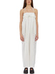 Comme Des Garçons Salopette With Embroidered Floreal