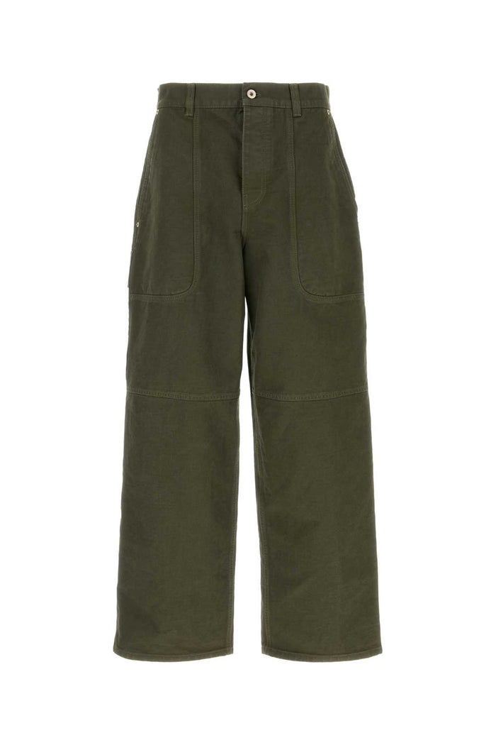 Loewe Khaki Cotton Cargo Pant