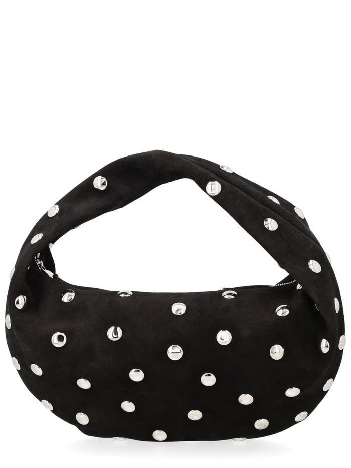Khaite Black Calfskin Shoulder Bag