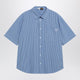Loewe Blue/White Checked Shortsleeve Cotton Shirt