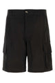 Loewe Black Canvas Paula S Ibiza Bermuda Shorts