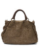 Giancarlo Nevola Beige Leather Handbag