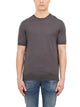Paolo Pecora T-Shirt In Maglia Di Seta E Cotone