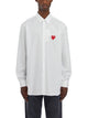 Comme Des Garçons Play Camicia In Cotone Logo