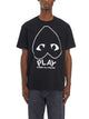 Comme Des Garçons Play T-Shirt Logo In Cotone
