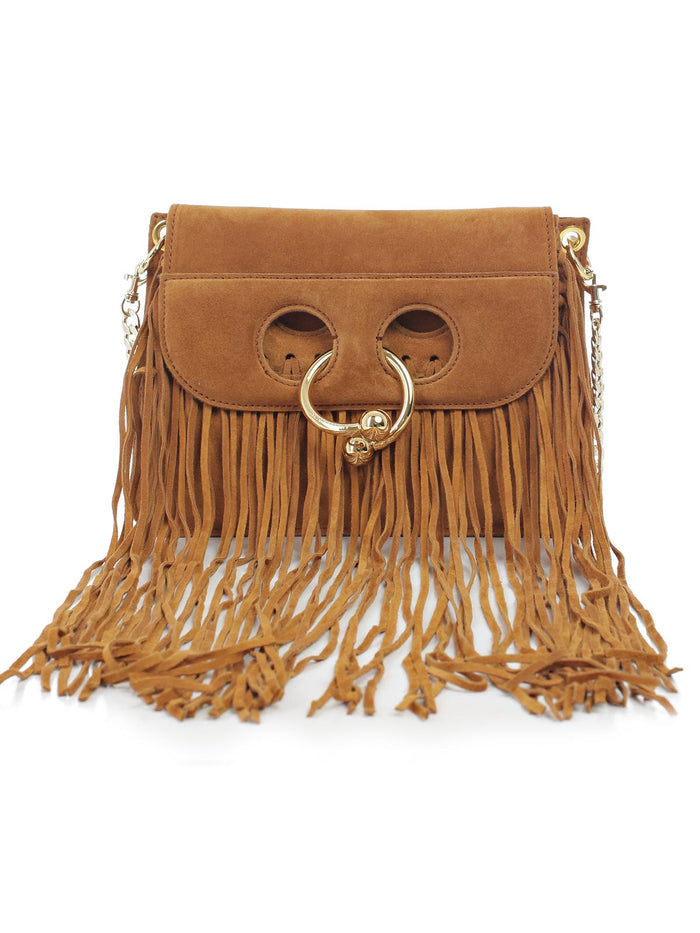 Jw Anderson Mini Pierce Leather Fringe