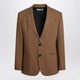 Ami Paris Hazelnut Single-Breasted Wool Jacket