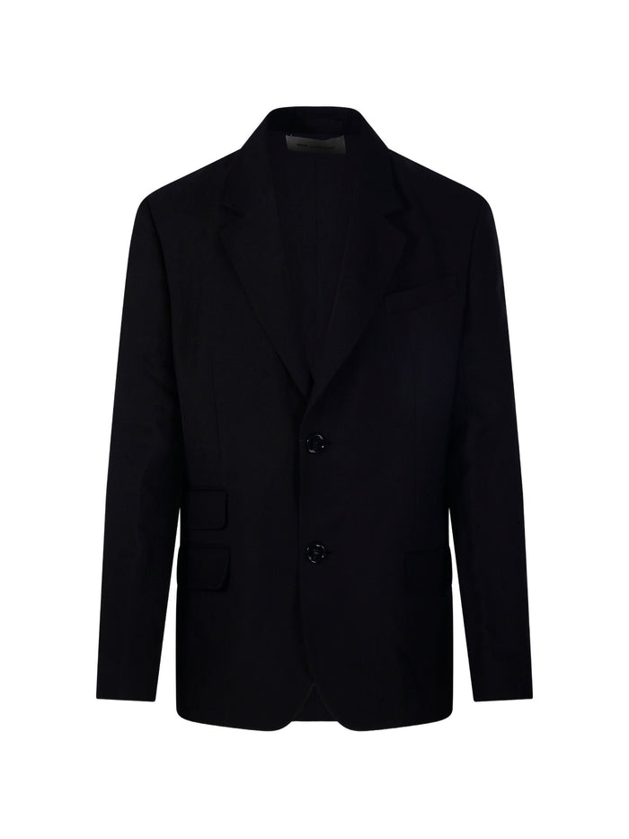 Ami Paris Straight Single Breasted Jacket