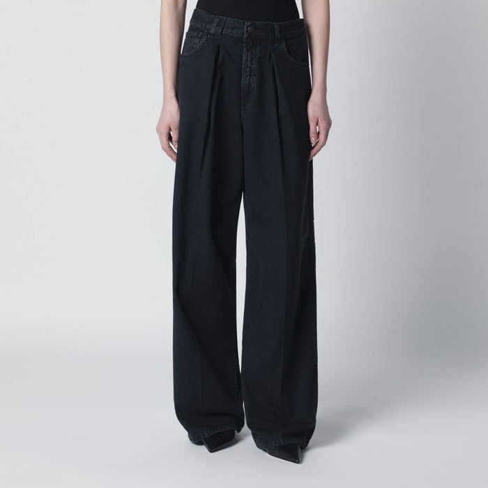 Haikure Carbon Candy Pleated Jeans