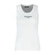 Balmain Paris Emb Jersey Tank Top - - Cotton - White