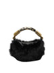 Balmain Balmain Black Mini Ebene Handbag