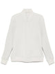 Homme Plisse Ivory Polyester Bomber Jacket
