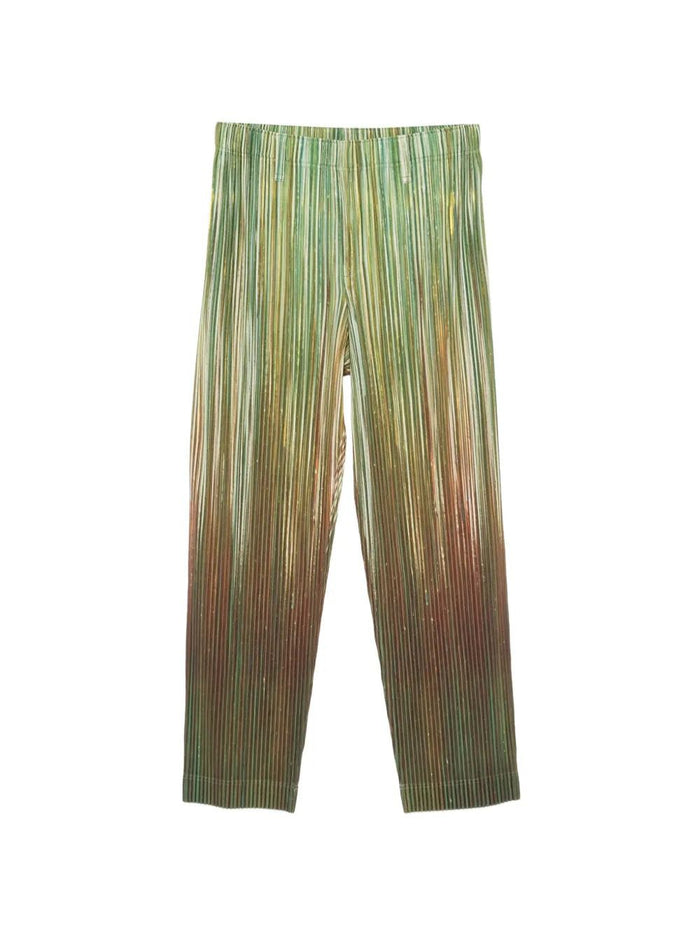 Homme Plisse Homme Plisse Issey Miyake Pleated Striped Trousers