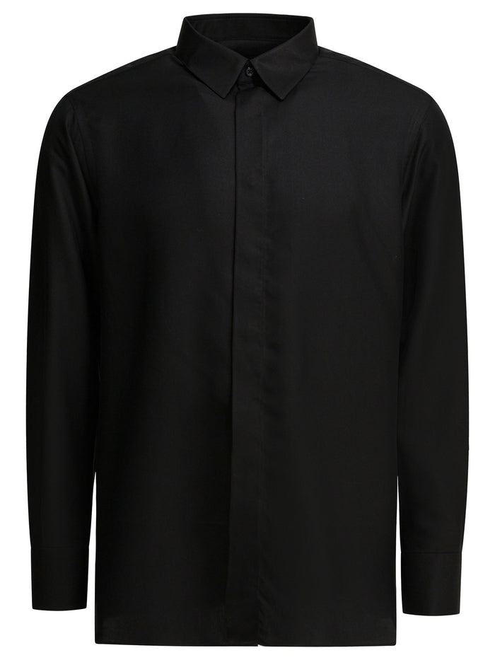 Tom Ford Black Cupro Silk Shirt