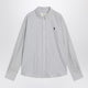 Ami Paris Ami De Coeur Striped White Shirt