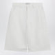 Ami Paris Wide-Fit Cotton Twill Bermuda Shorts In White