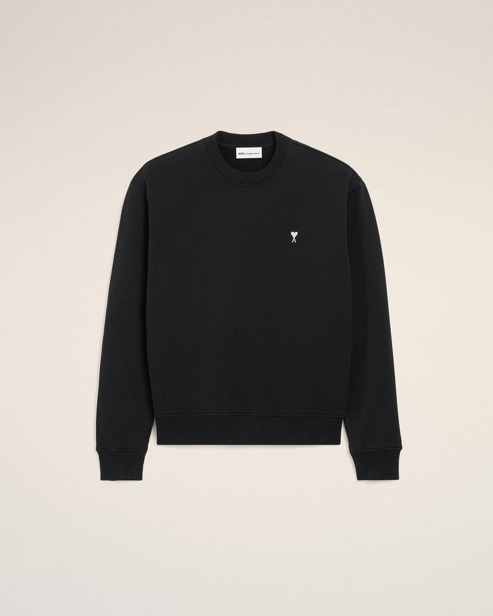Ami Paris Ami De Coeur Black Sweatshirt