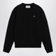 Ami Paris Ami De Coeur Black Sweatshirt