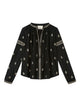 Isabel Marant Rodis Embroidered Tussar Silk Blouse