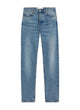 Ami Paris Classic Fit Blue Cotton Jeans