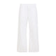 Ami Paris White Large Fit Cotton Jeans
